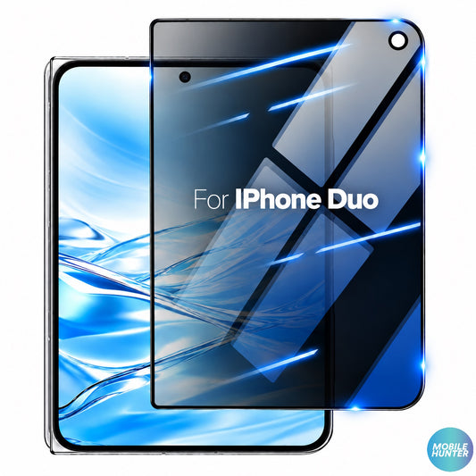 iPhone 18 Duo Privacy Tempered Glass Screen Protector (Black) iPhone Duo
