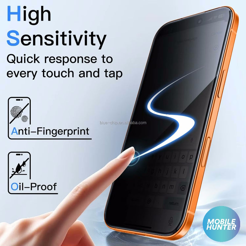 iPhone 18 Duo Privacy Tempered Glass Screen Protector (Black) iPhone Duo