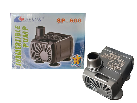 Resun Table Fountain Submersible Water Pump SP-600 - 5 Watts Also for Aquarium & Small Ponds, SP600