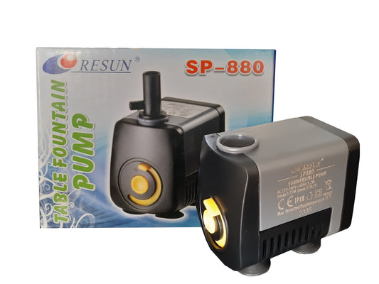 Resun Table Fountain Submersible Water Pump SP- 880 5 Watts Also for Aquarium And Small Ponds, etc