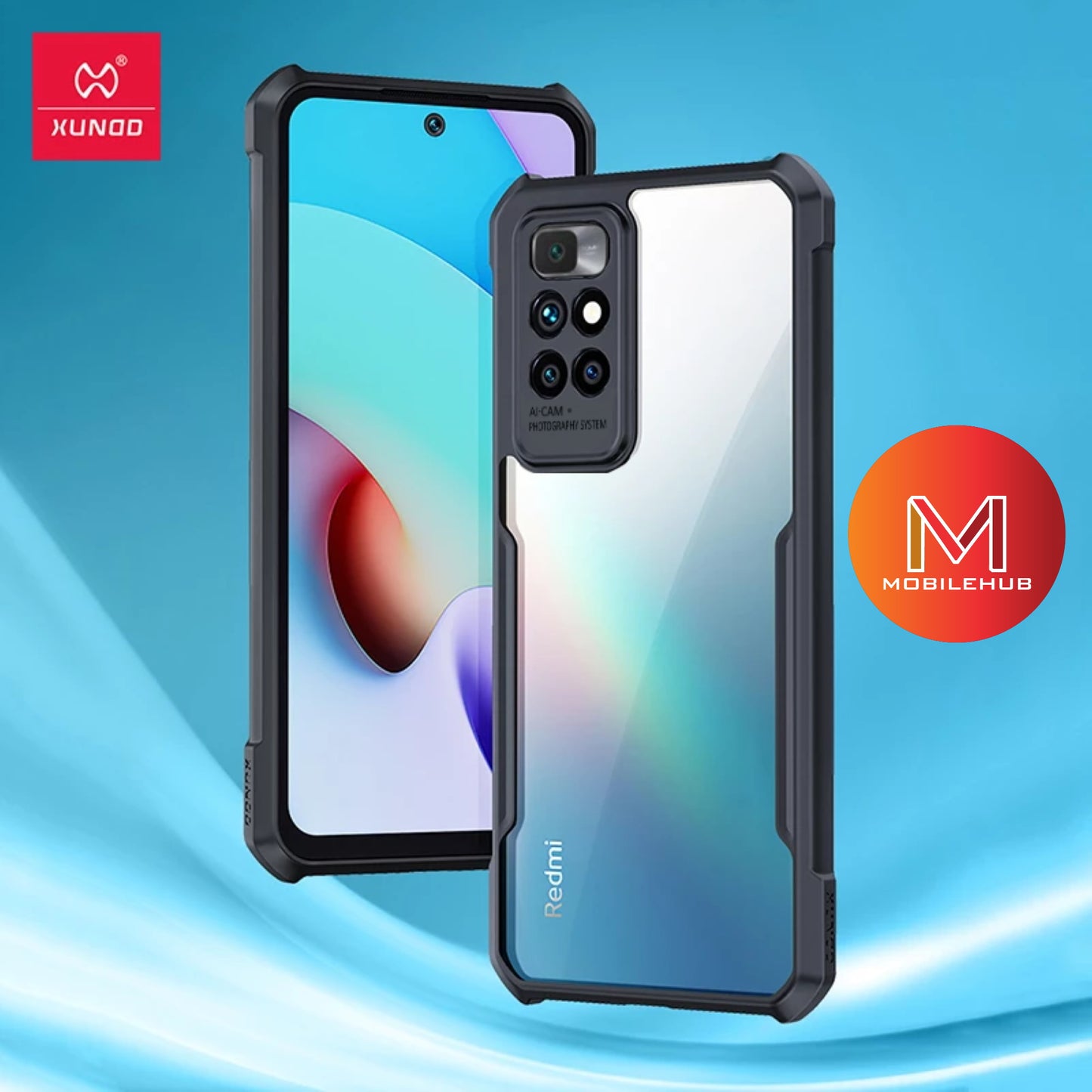 Xiaomi Redmi 9A /9C / 10 / 10A /10C XUNDD Beetle Armor Shockproof Case (Black)