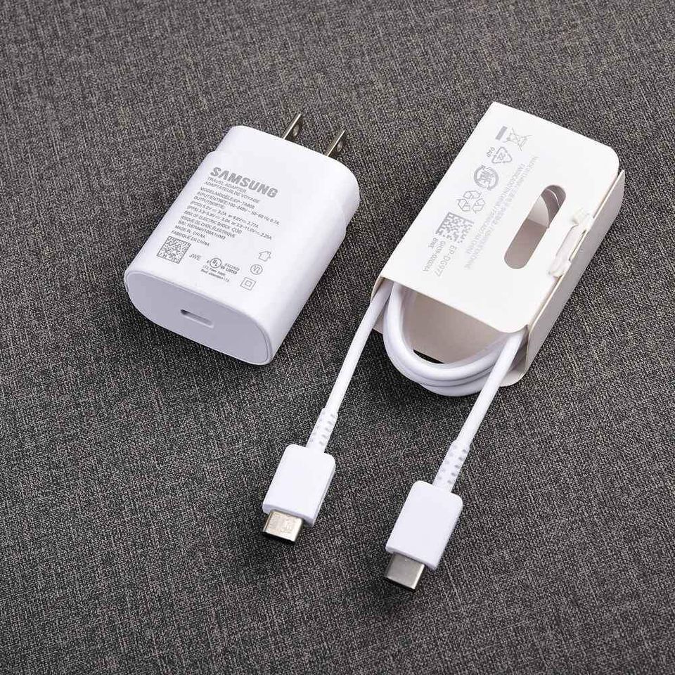 Samsung 25w Fast Charger with Type-C Cable