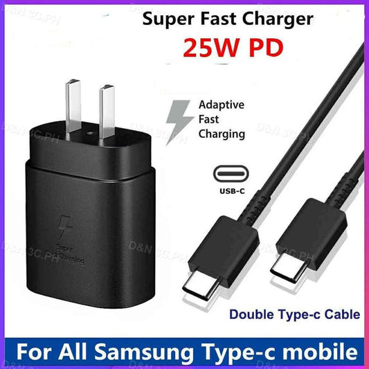 Samsung 25w Fast Charger with Type-C Cable