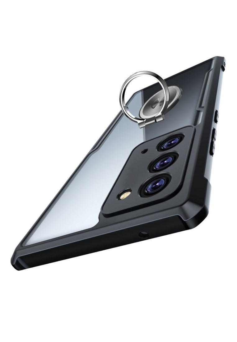 Samsung Note 20 / Note 20 Ultra XUNDD Beetle Armor Shockproof Case / With Ring Holder (Black)