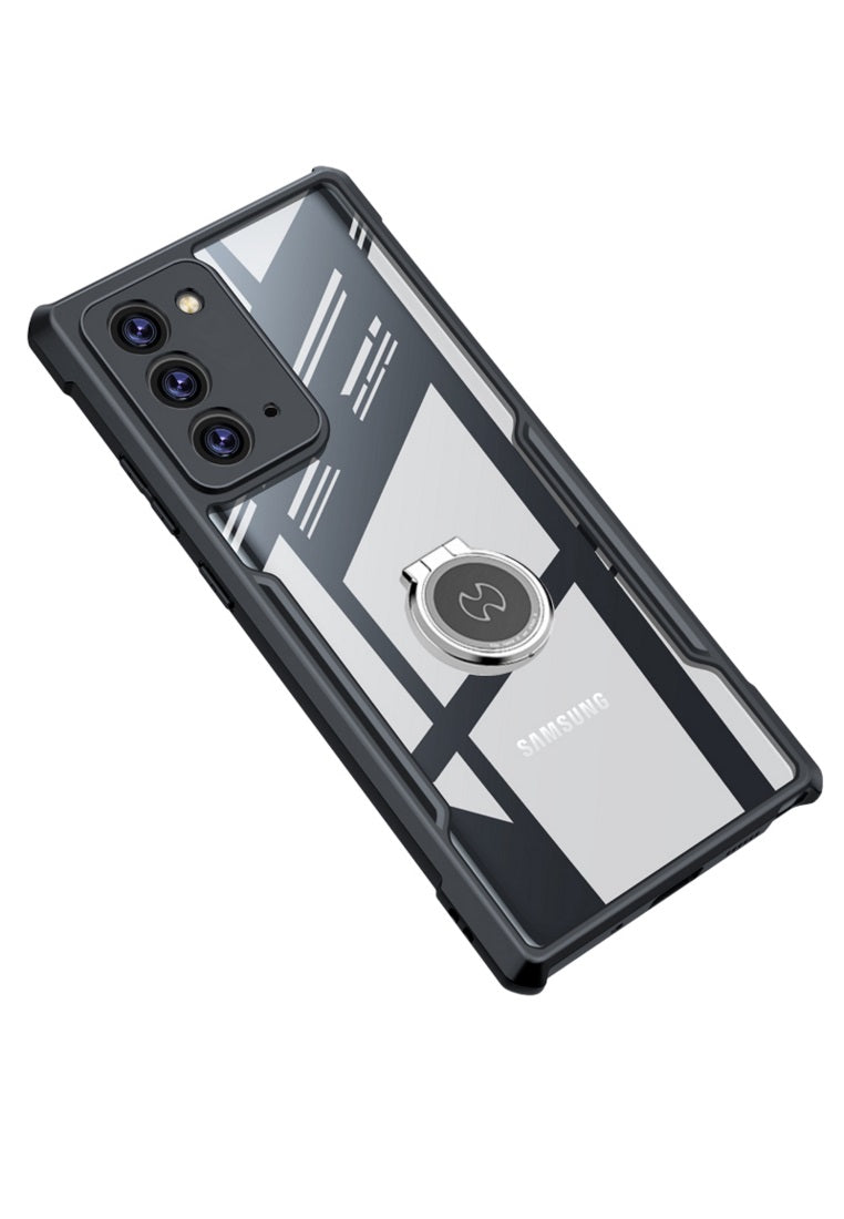 Samsung Note 20 / Note 20 Ultra XUNDD Beetle Armor Shockproof Case / With Ring Holder (Black)