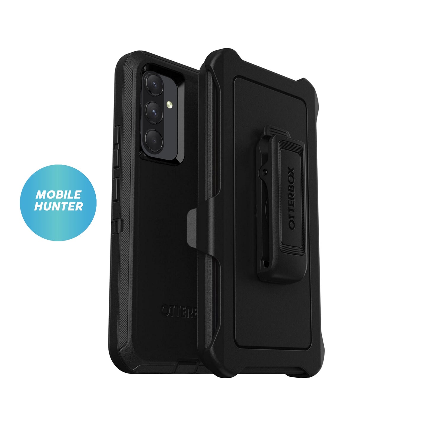 Samsung A56 / A36 OtterBox Defender Rugged Case FREE Belt Clip Holster (Black)