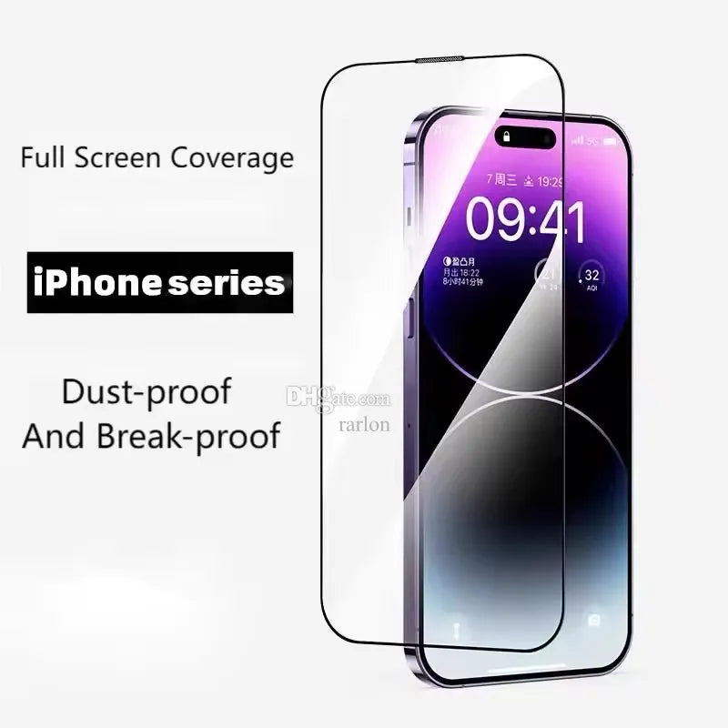 iPhone 17 / 17 Air / 17 Pro / 17 Pro Max Ultra HD Tempered Glass Screen Protector with Installation Kit