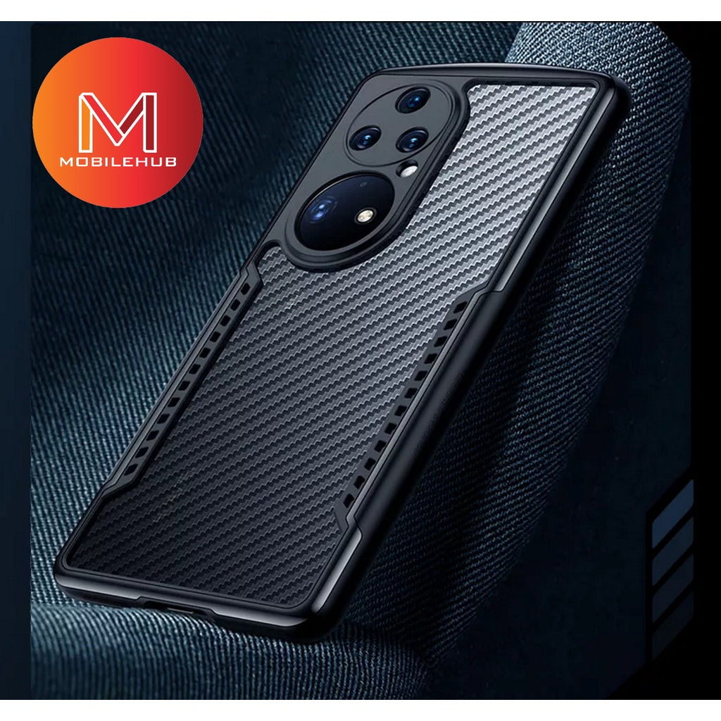 Huawei P50 Pro XUNDD Gamer Carbon Fiber Shockproof Case SALE