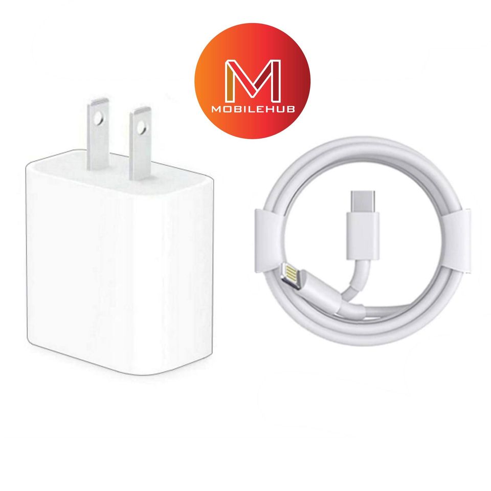 iPhone / iPad 20w Fast Charger with USB-C to Lightning Cable