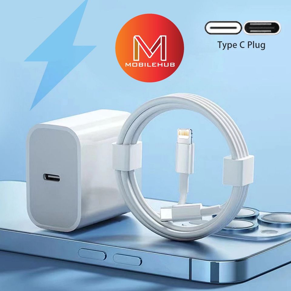 iPhone / iPad 20w Fast Charger with USB-C to Lightning Cable