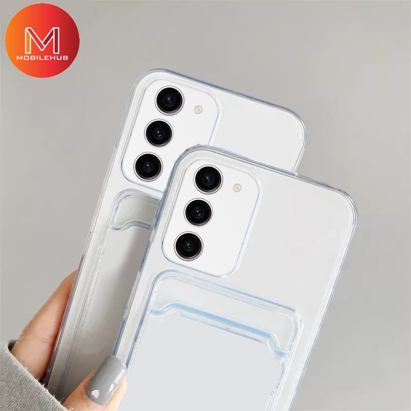 Samsung S23 / S23 Plus / S23 Ultra Evo Tech Clear Shockproof Case with Card Holder