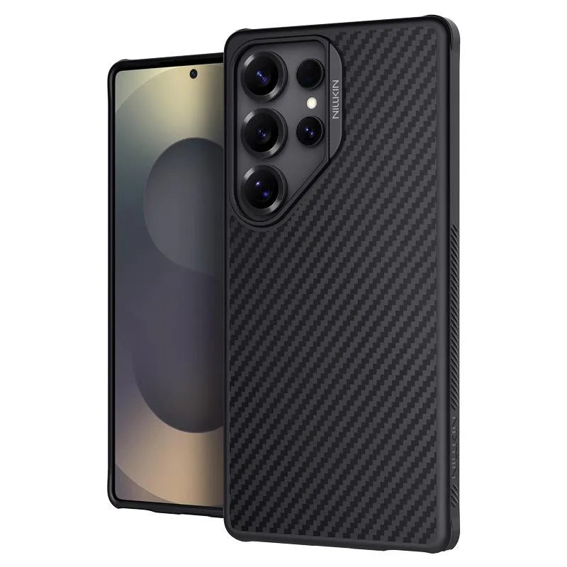 Samsung S25 Ultra Nillkin Synthetic Fiber Pro Magnetic Shockproof Case