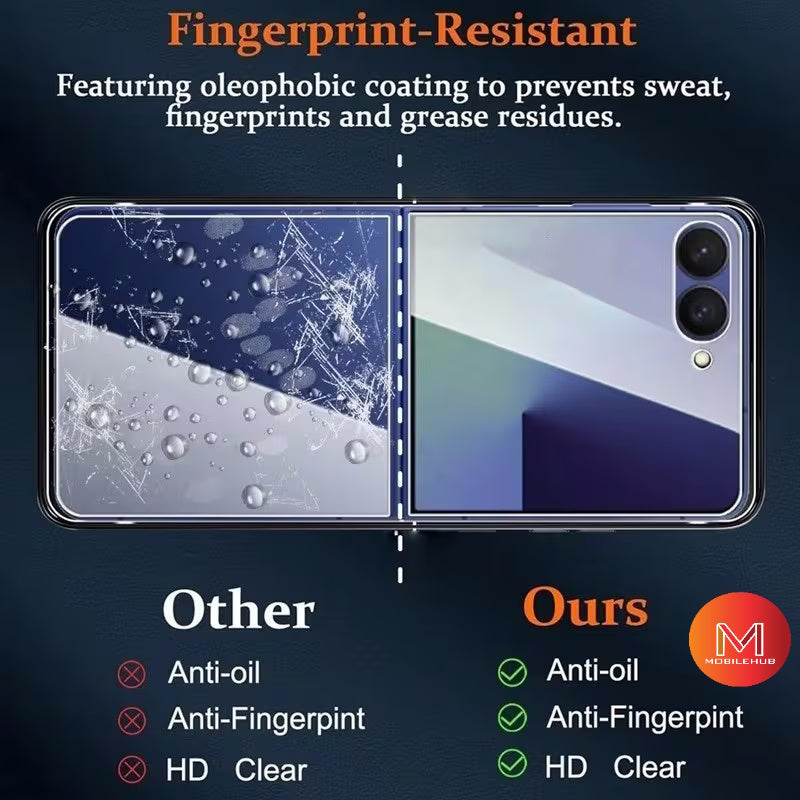 Samsung Z Flip 7 TPU Bendable Screen Protector 3 in 1 (Clear)