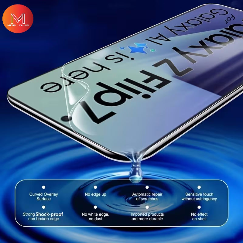 Samsung Z Flip 7 TPU Bendable Screen Protector 3 in 1 (Clear)