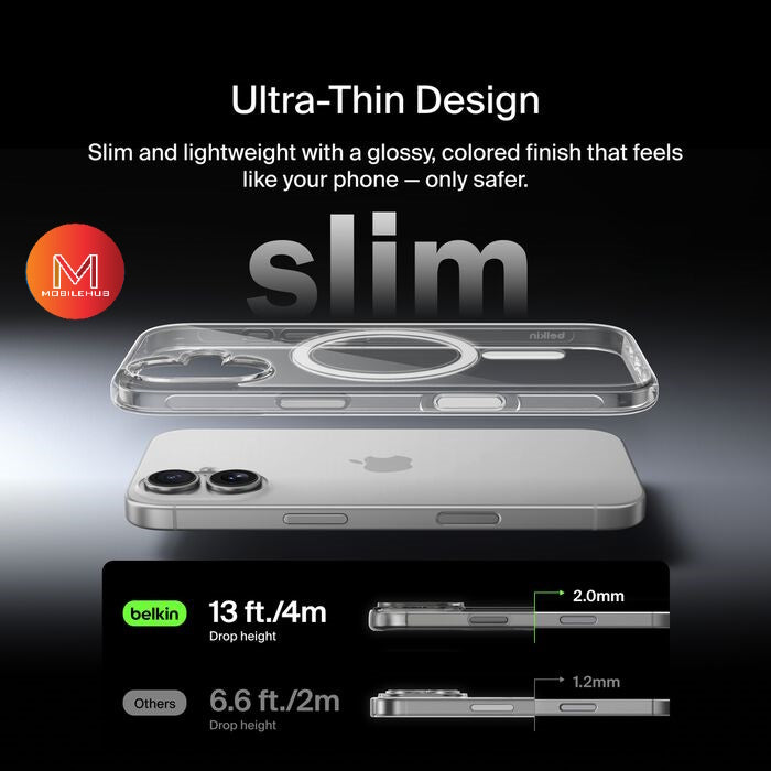 iPhone 17 / 17 Pro / 17 Pro Max / 17 Air Belkin Magnetic Clear Case