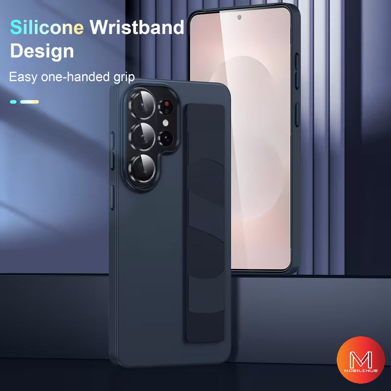 Samsung S26 / S26 Plus / S26 Ultra Premium Wrist Strap Grip Shockproof Case
