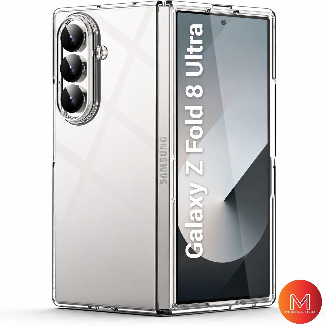 Samsung Z Fold 8 / Fold 8 Ultra German import Shockproof Case (Clear)