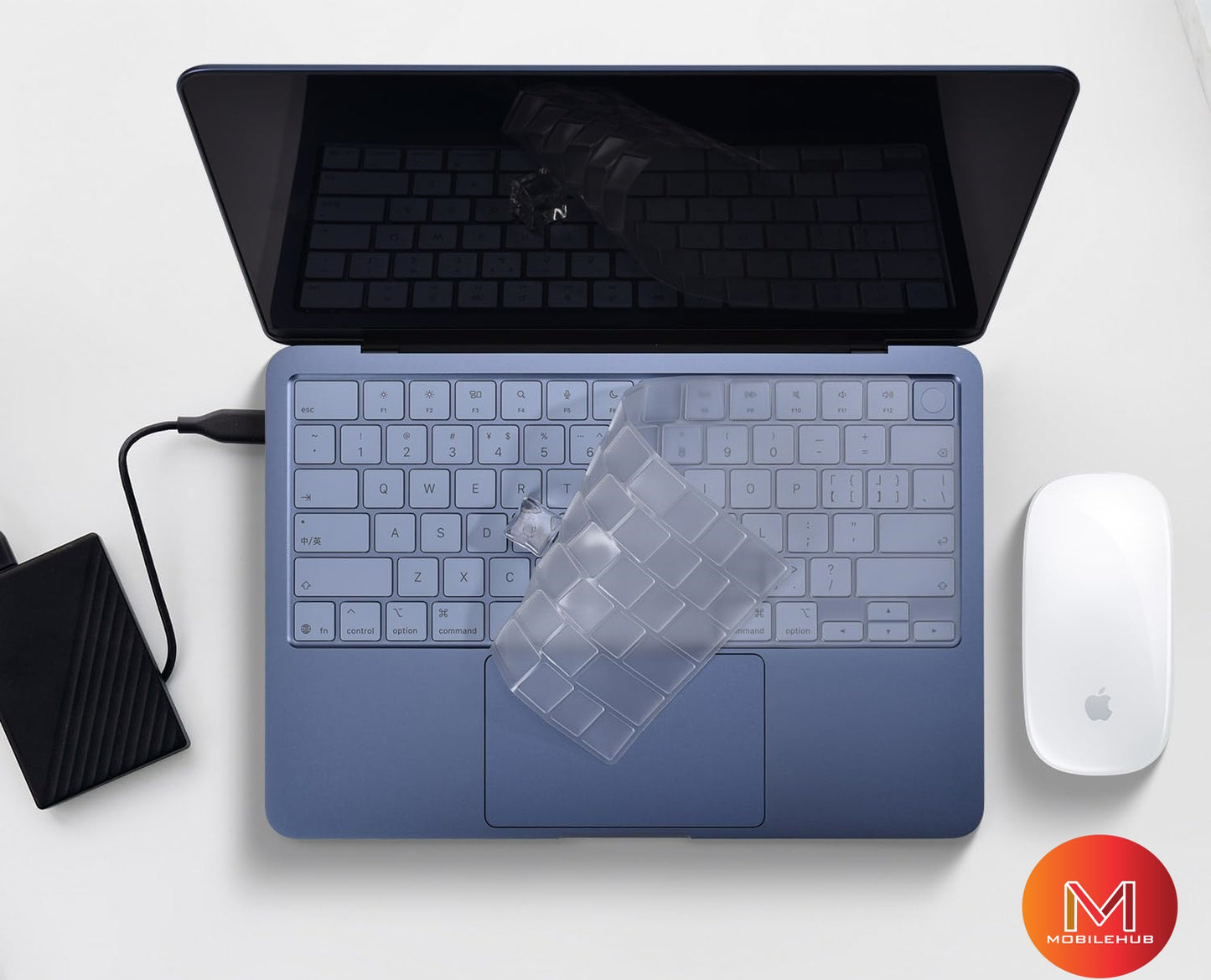 Macbook Neo 13"(A18) A3404 Keyboard Cover Skin Premium Ultra Thin Keyboard Cover Protector (Black)