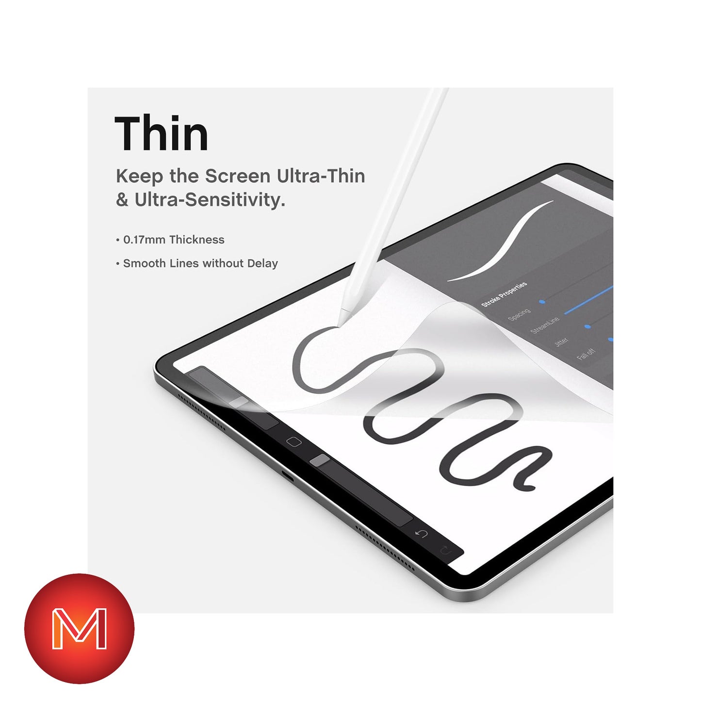 Xiaomi MiPad 7 / MiPad 7 Pro Paperlike Sketch Film Screen Protector Matte Anti Fingerprint Mi Pad 7 (Matte)