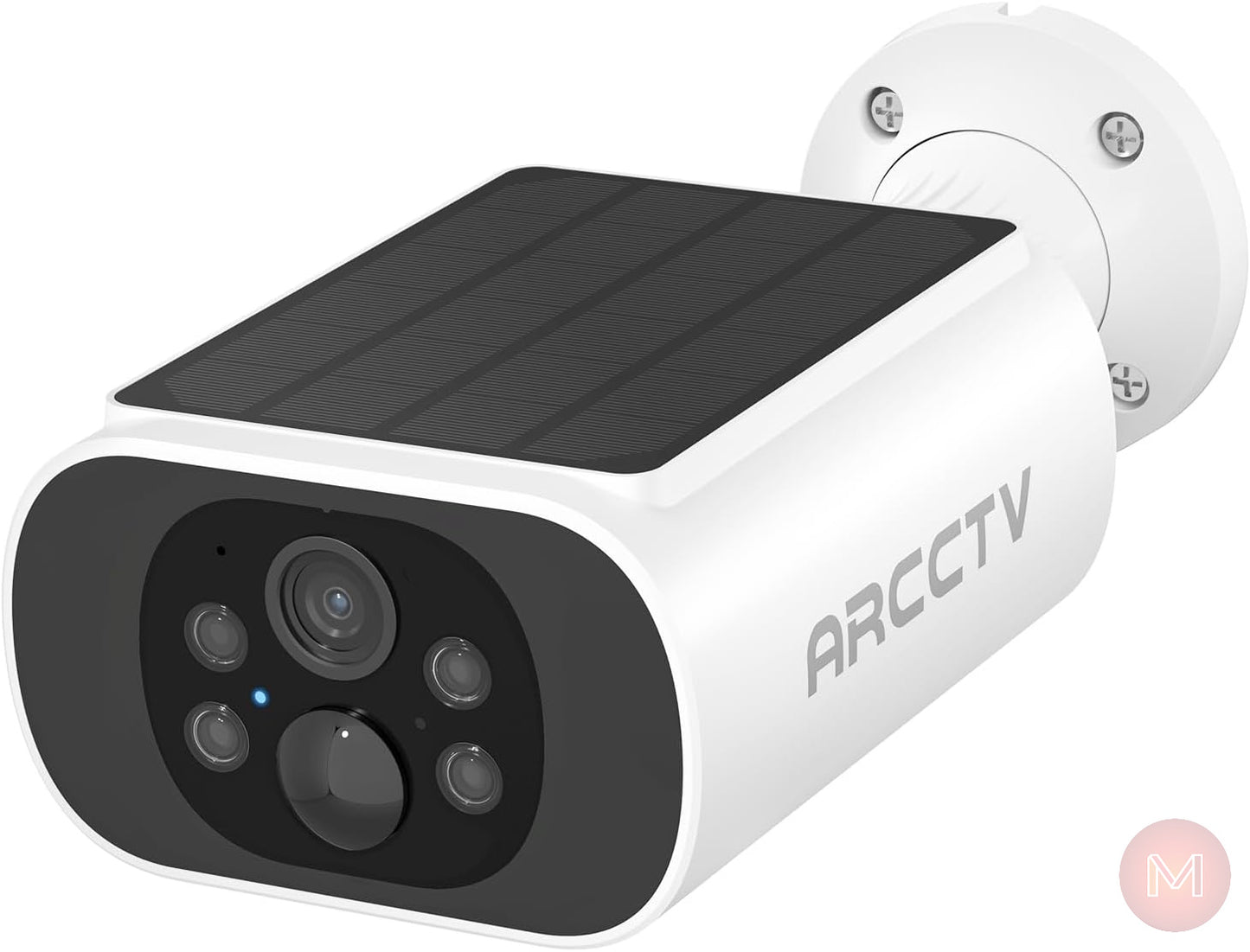 ARCCTV 2160p 2K FHD Resolution Wireless Surveillance Camera with Solar Panel , Solar Powered CCTV