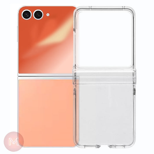 Samsung Z Flip 7 German Import Ultra Clear TPU Shockproof Case with Hinge Protection