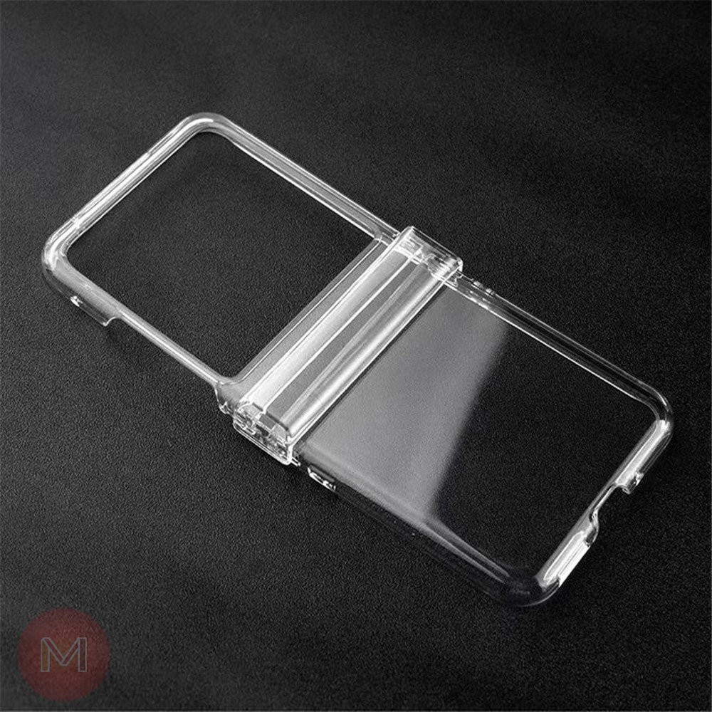 Samsung Z Flip 7 German Import Ultra Clear TPU Shockproof Case with Hinge Protection