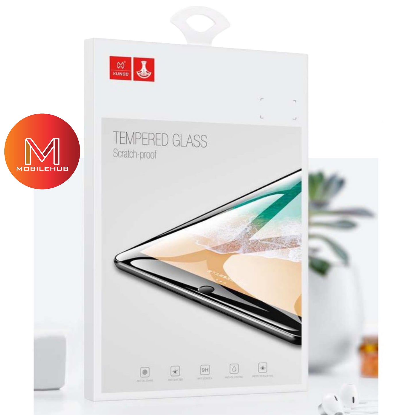 iPad 10.2" 9th Gen. 2021 XUNDD Axe Tempered Glass Screen Protector ( Clear )