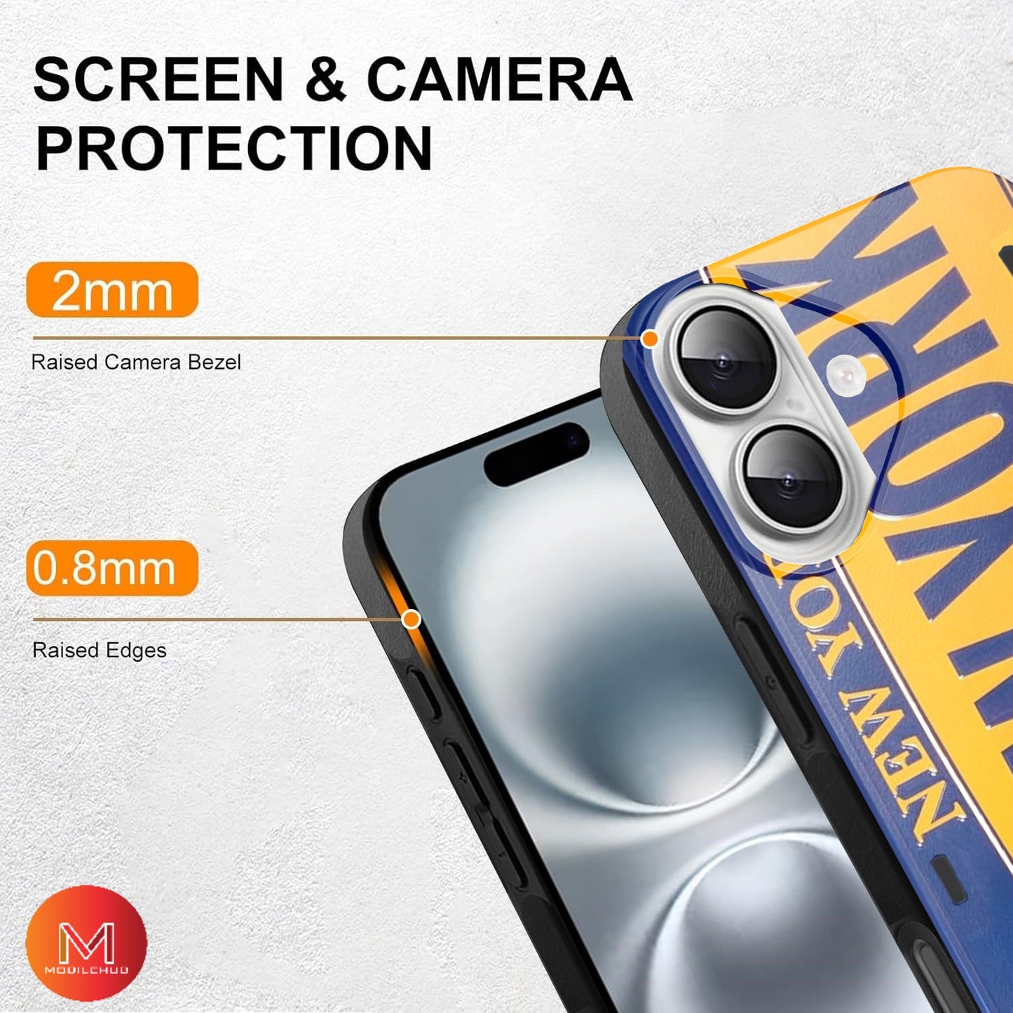 iPhone 17 / 17 Air / 17 Pro / 17 Pro Max Trendy New York License Plate Design Phone Case