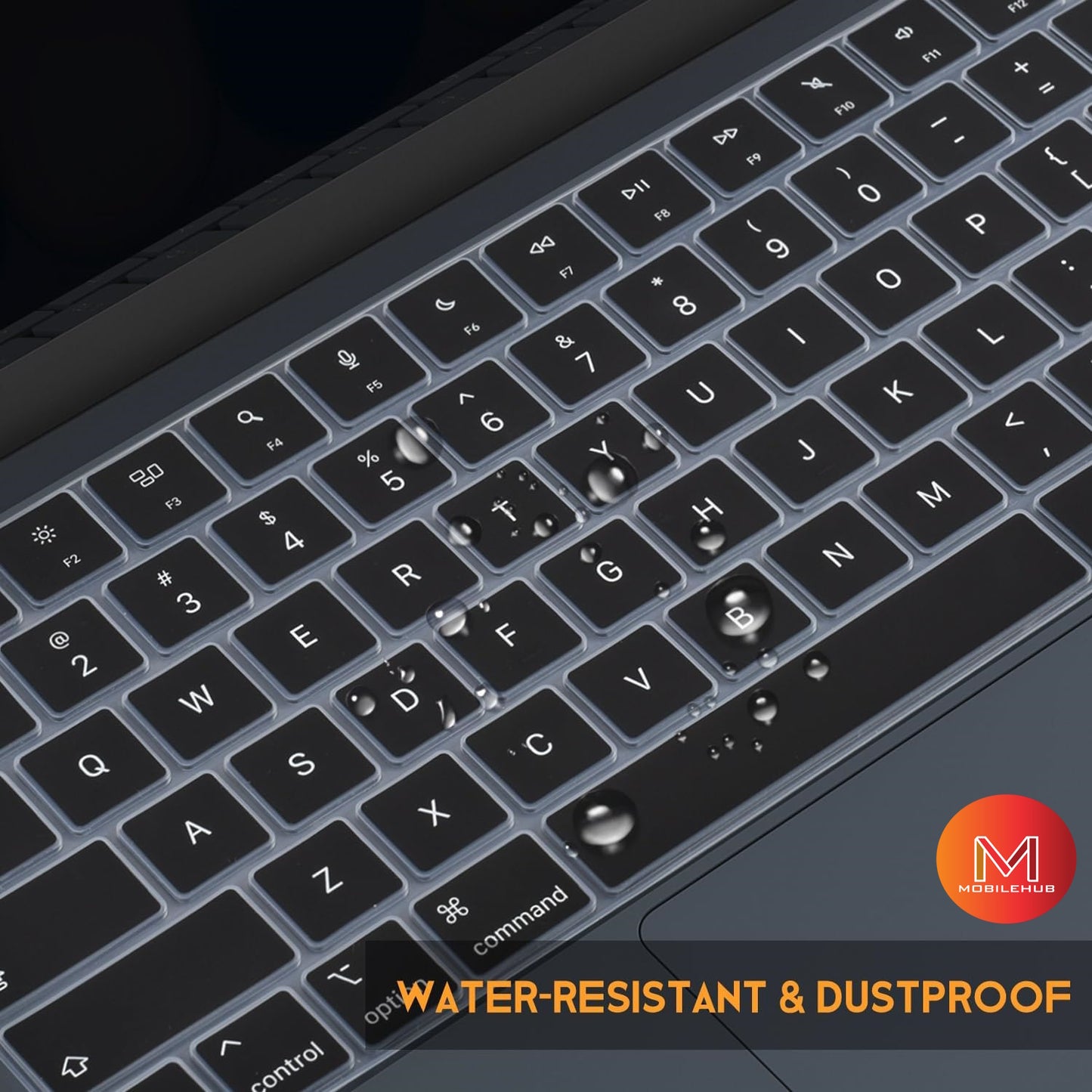 Macbook Neo 13"(A18) A3404 Keyboard Cover Skin Premium Ultra Thin Keyboard Cover Protector (Black)