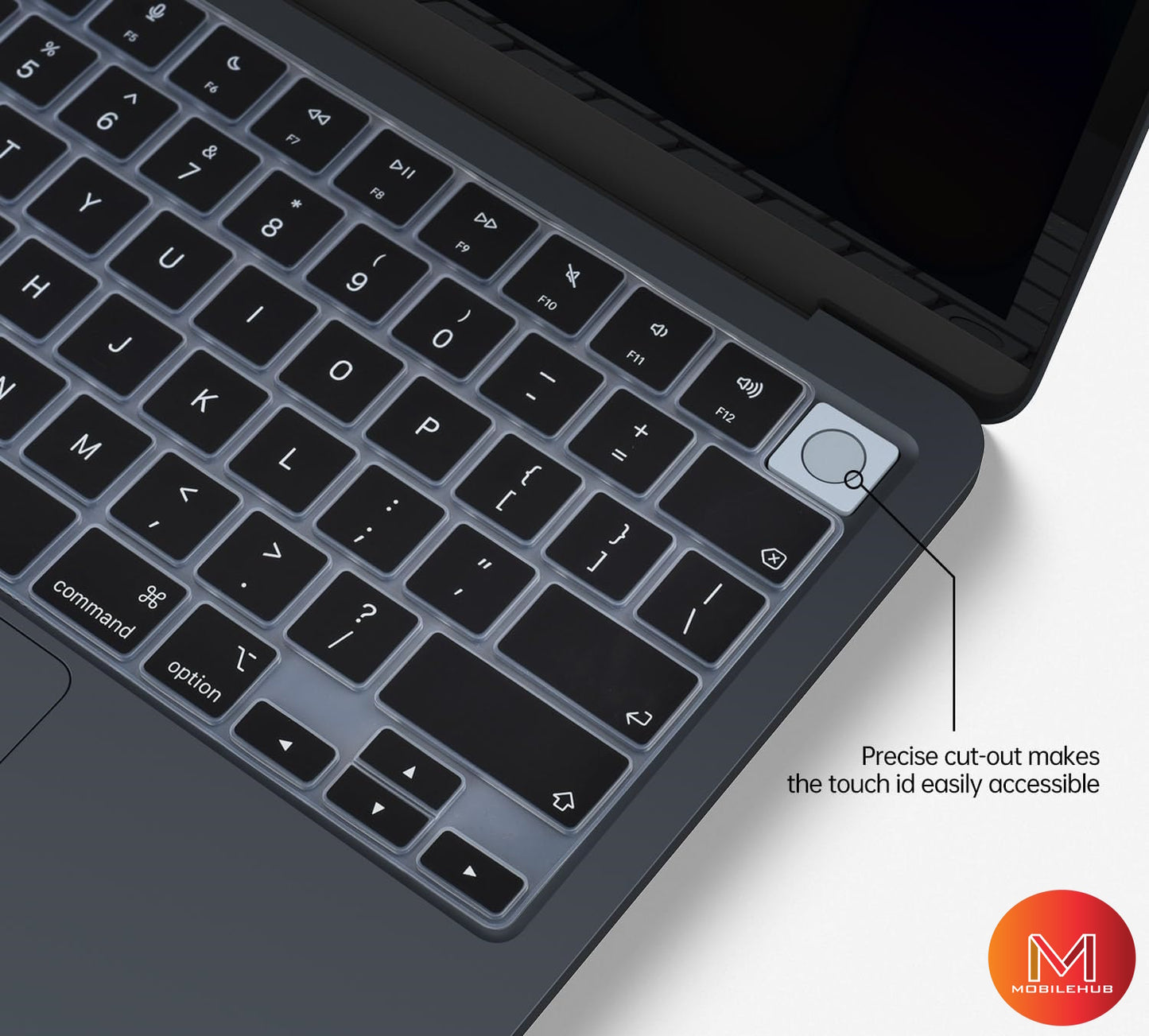 Macbook Neo 13"(A18) A3404 Keyboard Cover Skin Premium Ultra Thin Keyboard Cover Protector (Black)