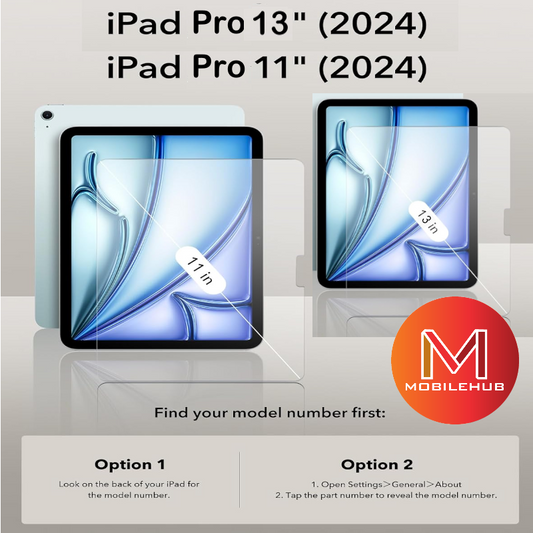 iPad Pro 11" 2024 / iPad Pro 13" 2024 (M4) Matte Paper Like Screen Protector Film Anti Fingerprint Anti Glare