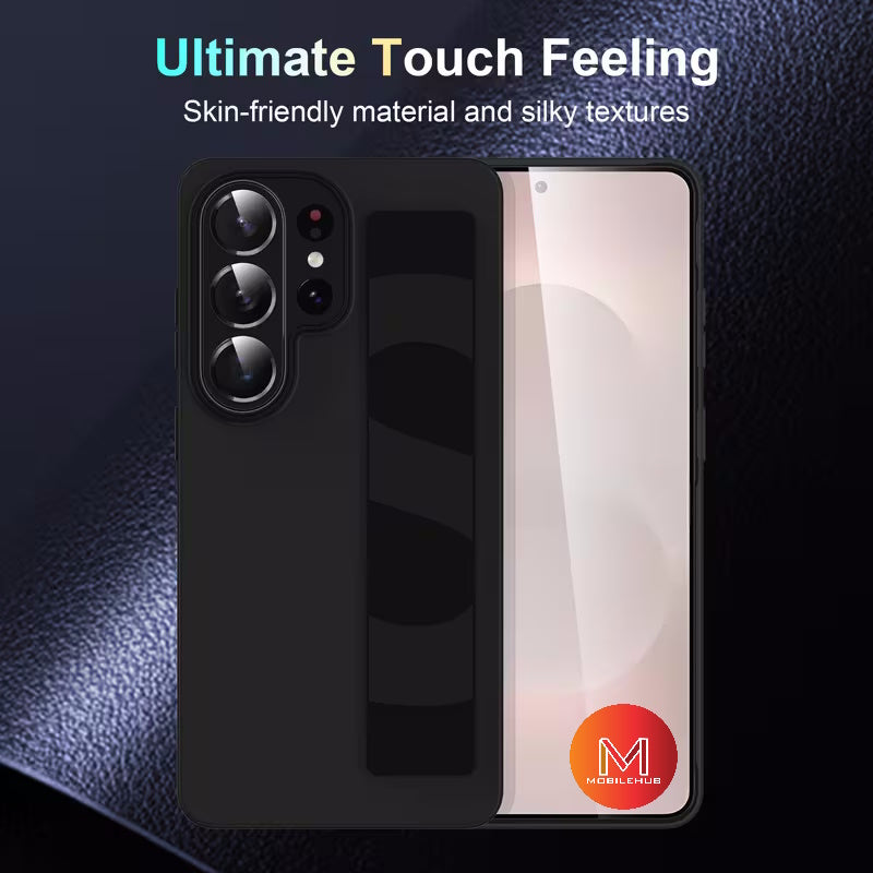 Samsung S26 / S26 Plus / S26 Ultra Premium Wrist Strap Grip Shockproof Case