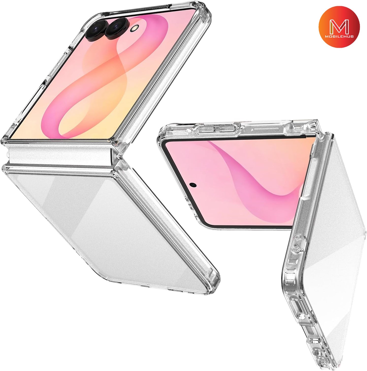 Samsung Z Flip 8 Ultra German import Shockproof Case (Clear)