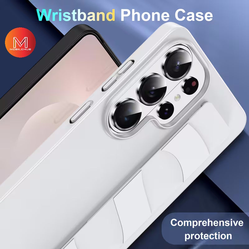 Samsung S26 / S26 Plus / S26 Ultra Premium Wrist Strap Grip Shockproof Case