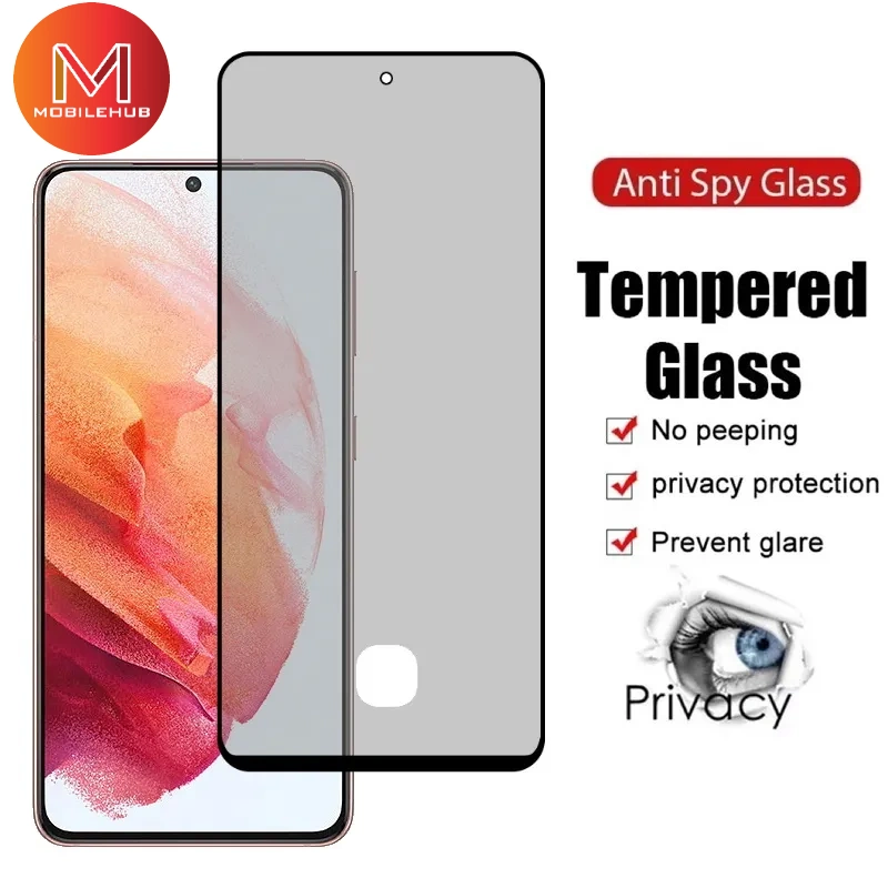 Samsung S23 / S23 Plus / S23 Ultra Privacy Full Screen Tempered Glass Screen Protector