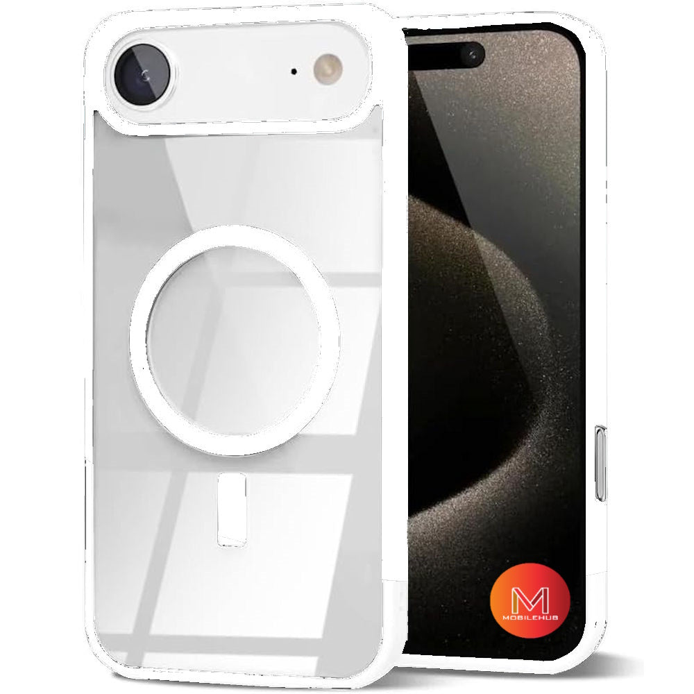 iPhone 17 / 17 Air / 17 Pro / 17 Pro Max Clear Magnetic Shockproof Case