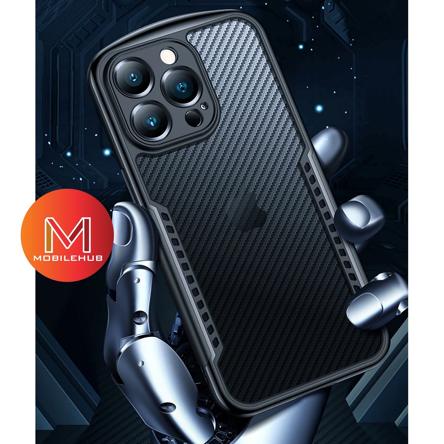 iPhone 14 / 14 Pro / 14 Plus /  14 Pro Max XUNDD Gamer Carbon Fiber Shockproof Case