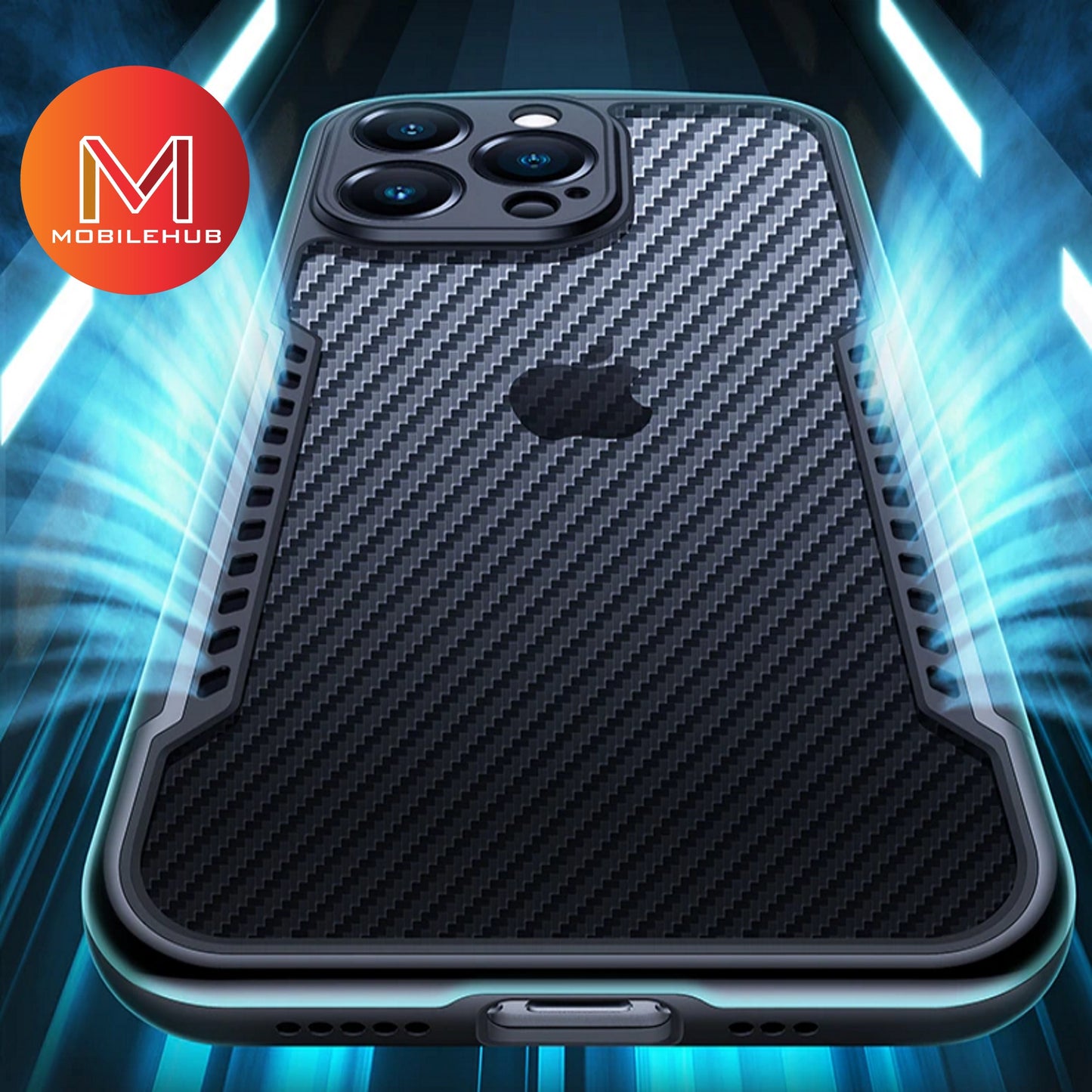 iPhone 14 / 14 Pro / 14 Plus /  14 Pro Max XUNDD Gamer Carbon Fiber Shockproof Case