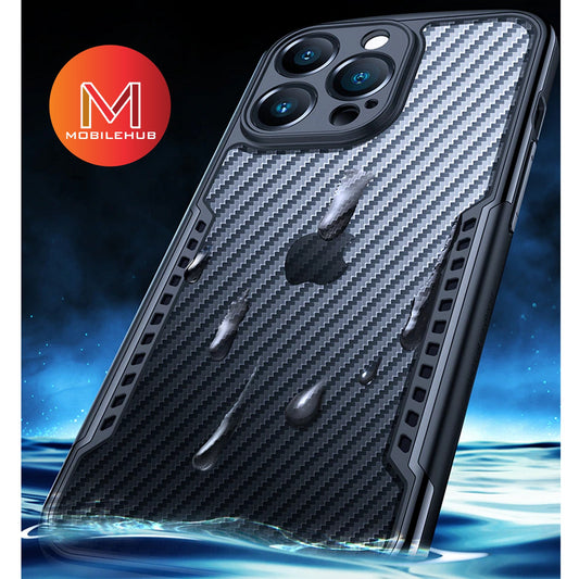 iPhone 11 / 11 Pro / 11 Pro Max / XUNDD Gamer Carbon Fiber Shockproof Case