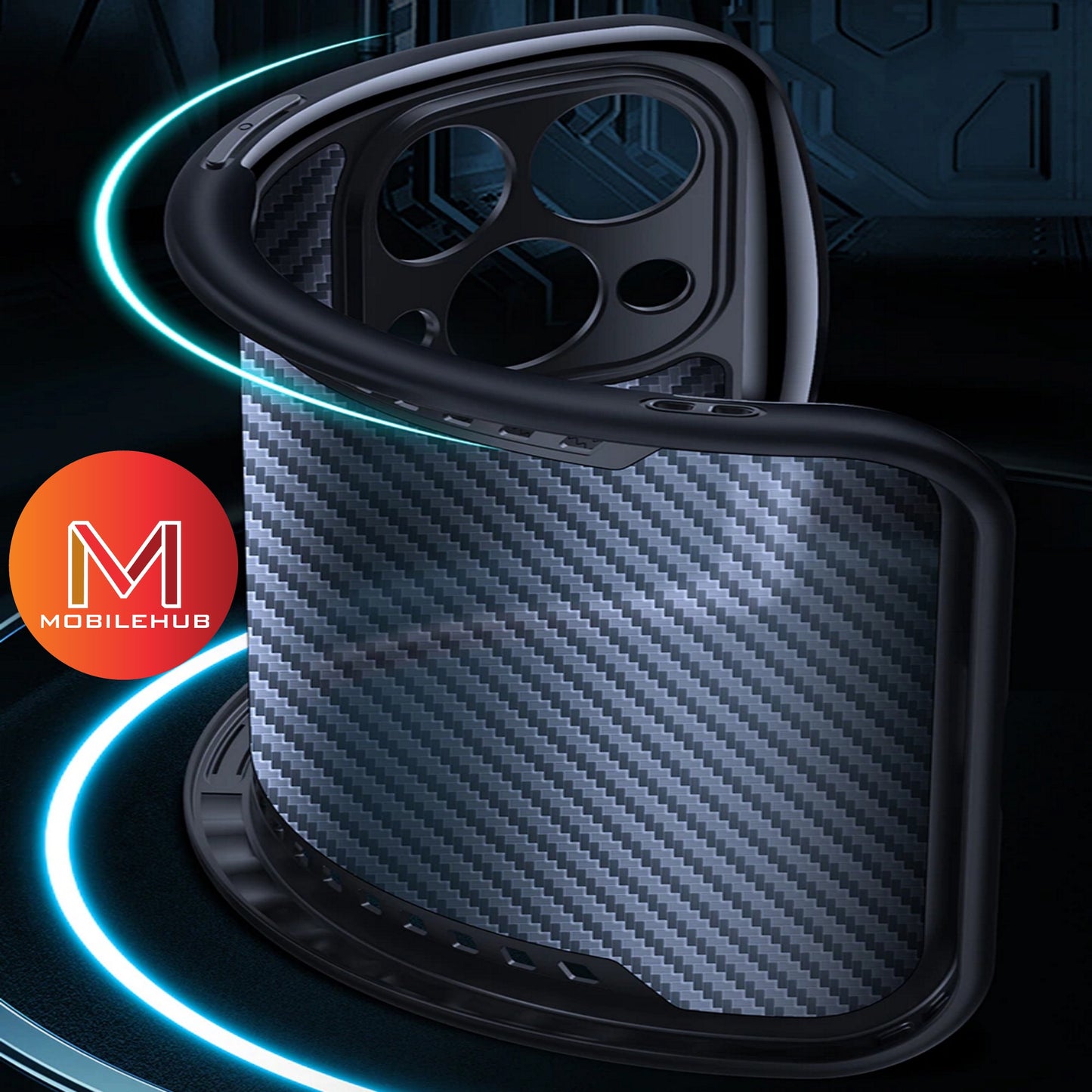 iPhone 14 / 14 Pro / 14 Plus /  14 Pro Max XUNDD Gamer Carbon Fiber Shockproof Case