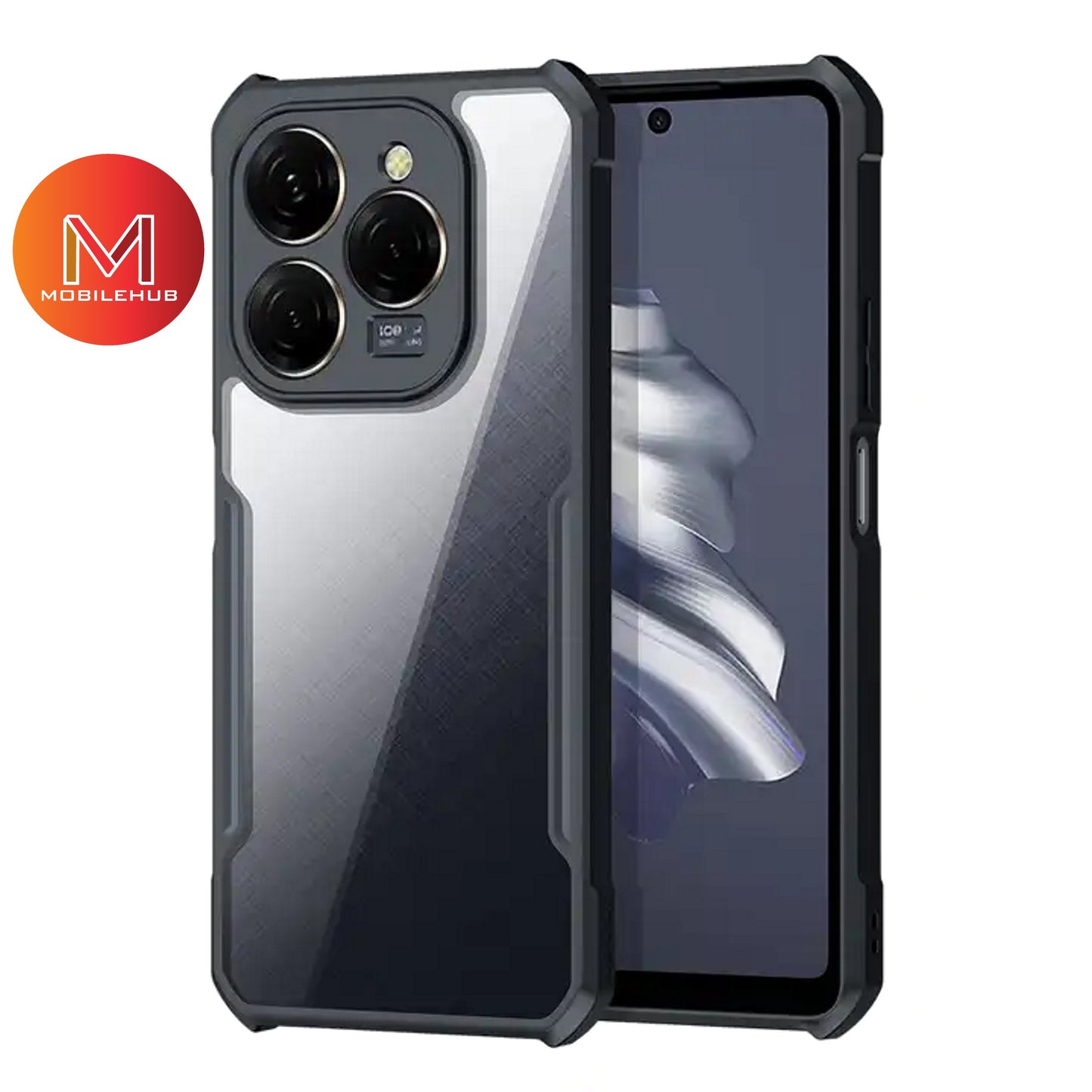 Tecno Camon 20 Pro (5G) / Pova 3 / Pova 4 Pro / Spark 20 Pro XUNDD Beetle Armor Shockproof Case (Black) Tecno Series