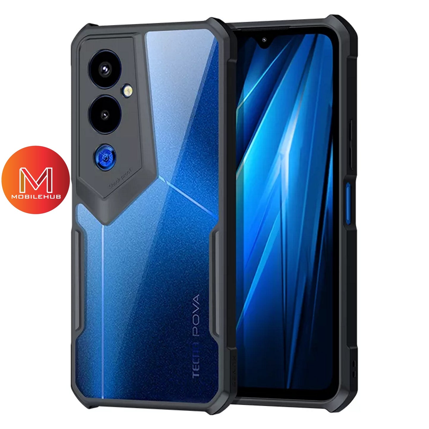 Tecno Camon 20 Pro (5G) / Pova 3 / Pova 4 Pro / Spark 20 Pro XUNDD Beetle Armor Shockproof Case (Black) Tecno Series