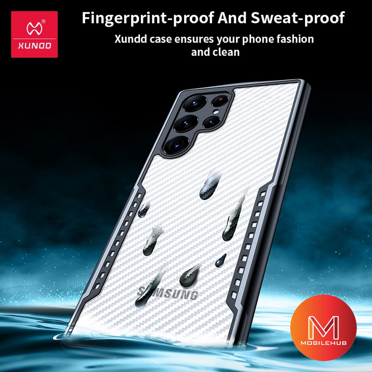 Sasmung S22 / S22 Plus / S22 Ultra XUNDD Gamer Carbon Fiber Shockproof Case