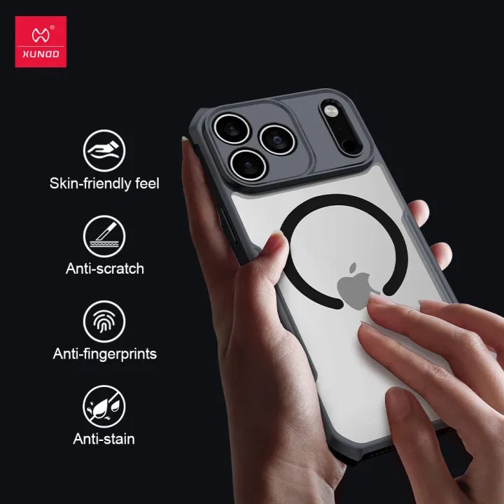 iPhone 18 Pro / 18 Pro Max XUNDD Beetle Magnetic Shockproof Case (Black)