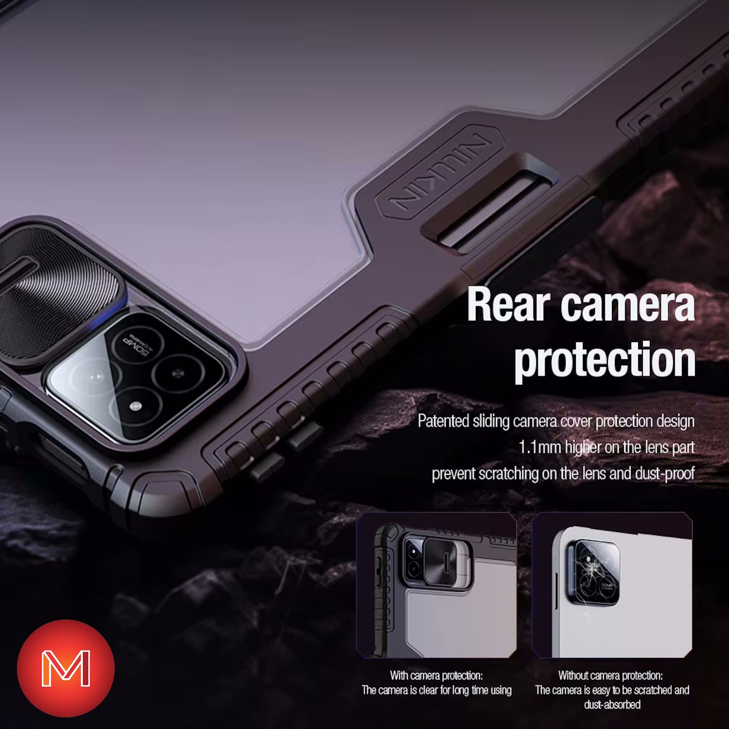 Xiaomi Pad 7 / Pad 7 Pro Nillkin Bumper CamShield Case Smart Cover Mipad 7 Pro Mi Pad 7 Pro