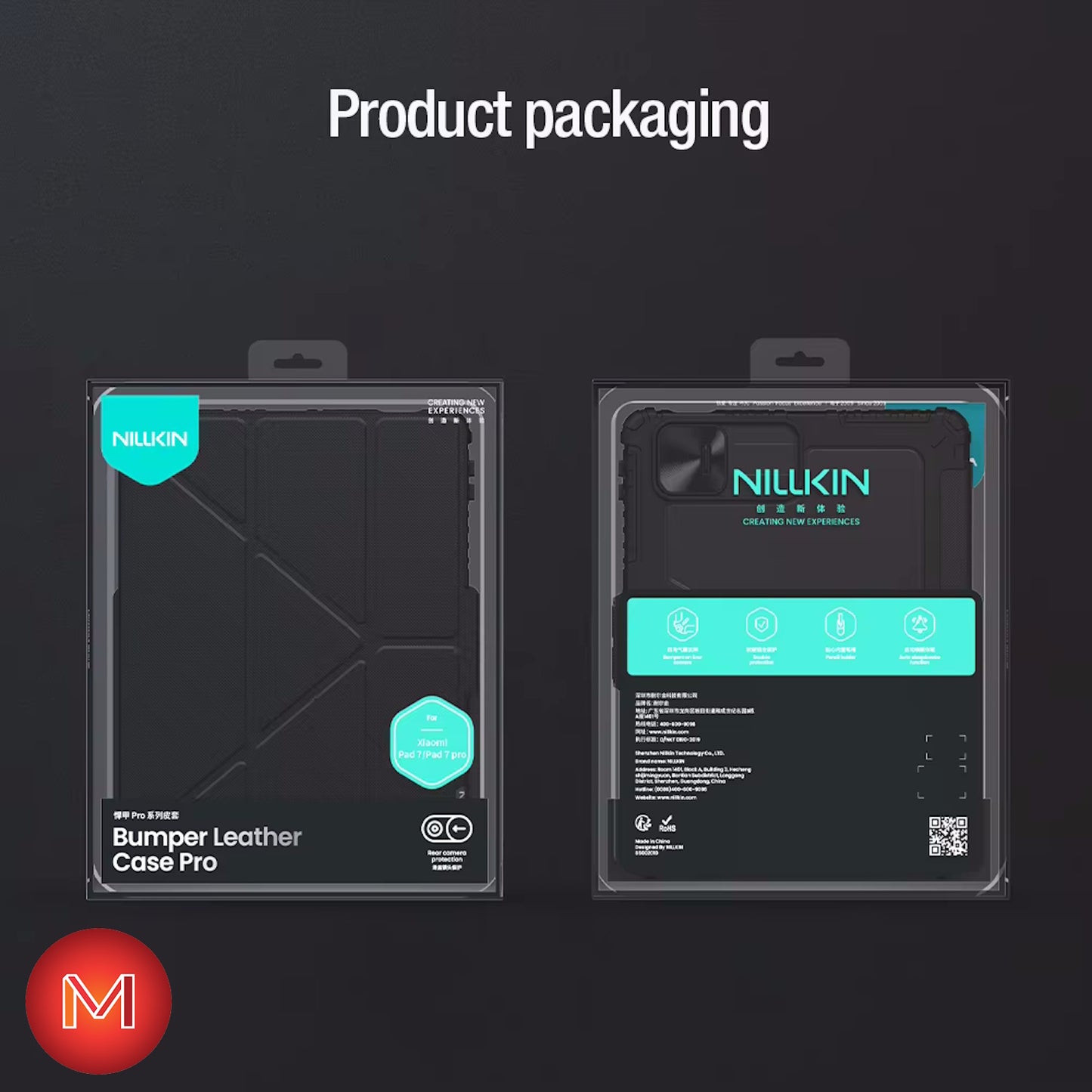 Xiaomi Pad 7 / Pad 7 Pro Nillkin Bumper CamShield Case Smart Cover Mipad 7 Pro Mi Pad 7 Pro