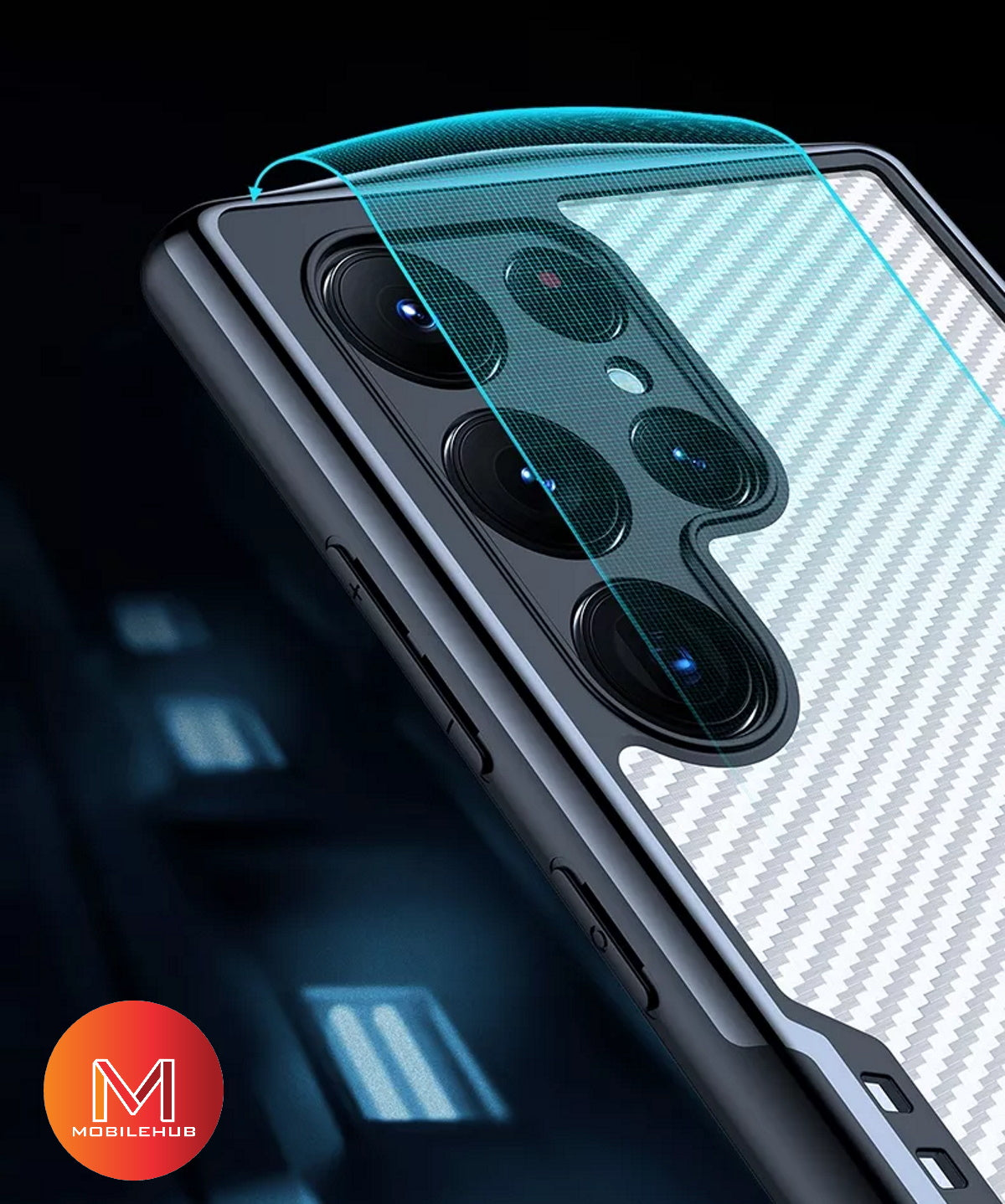 Sasmung S22 / S22 Plus / S22 Ultra XUNDD Gamer Carbon Fiber Shockproof Case