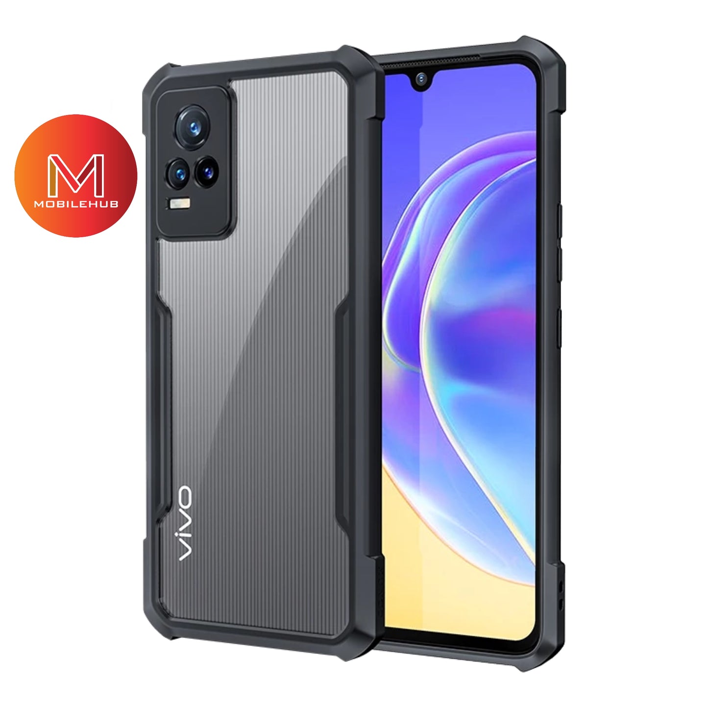 Vivo V30 Pro / V21 / V21e XUNDD Beetle Armor Shockproof Case (Black)