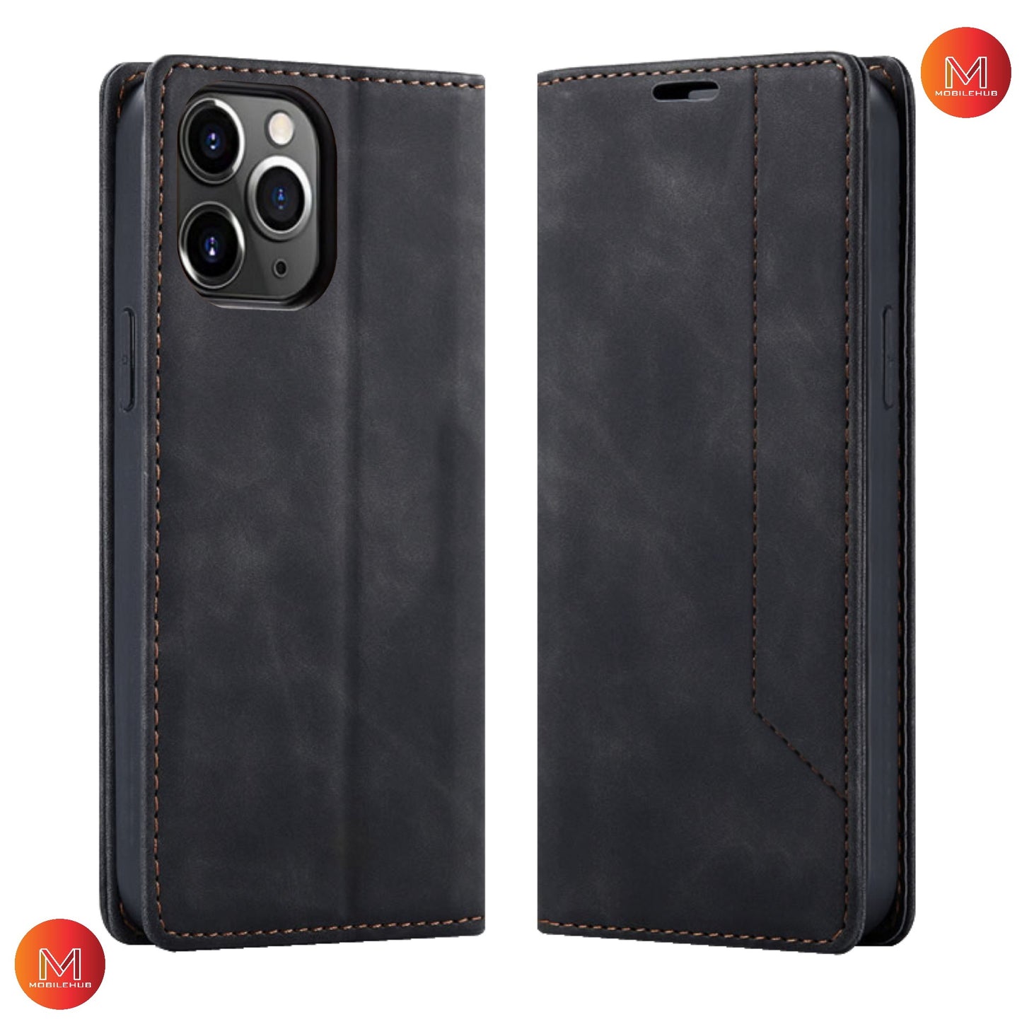 iPhone 15 / 15 Plus / 15 Pro / 15 Pro Max High Quality Premium Leather Flip Case