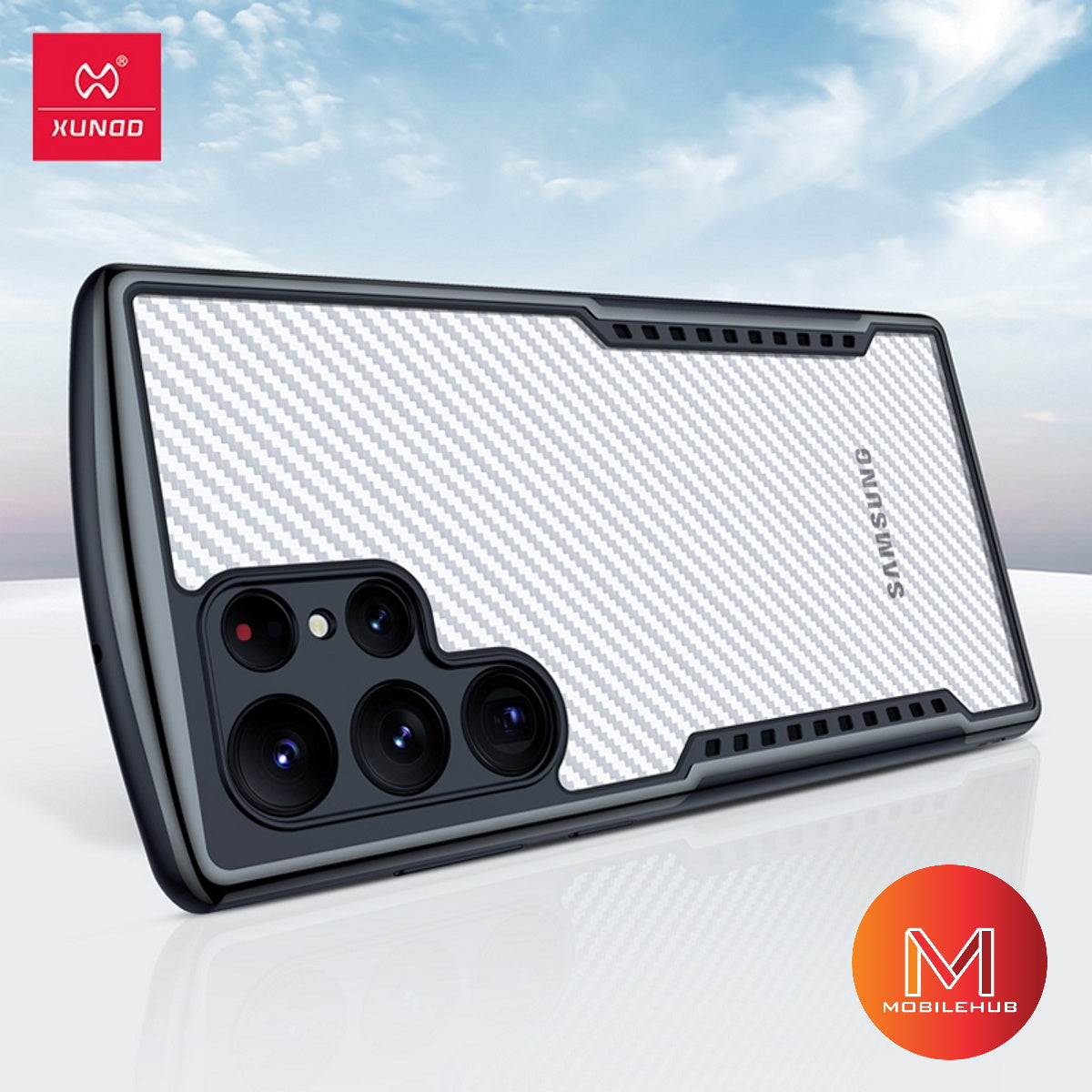 Sasmung S22 / S22 Plus / S22 Ultra XUNDD Gamer Carbon Fiber Shockproof Case